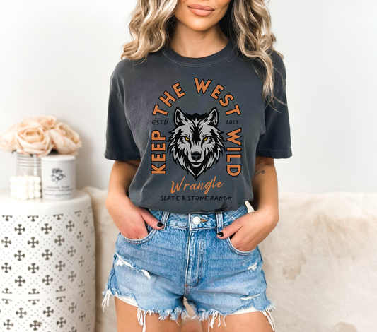 Keep The West Wild Unisex T-shirt - SLATE + STONE DESIGNS