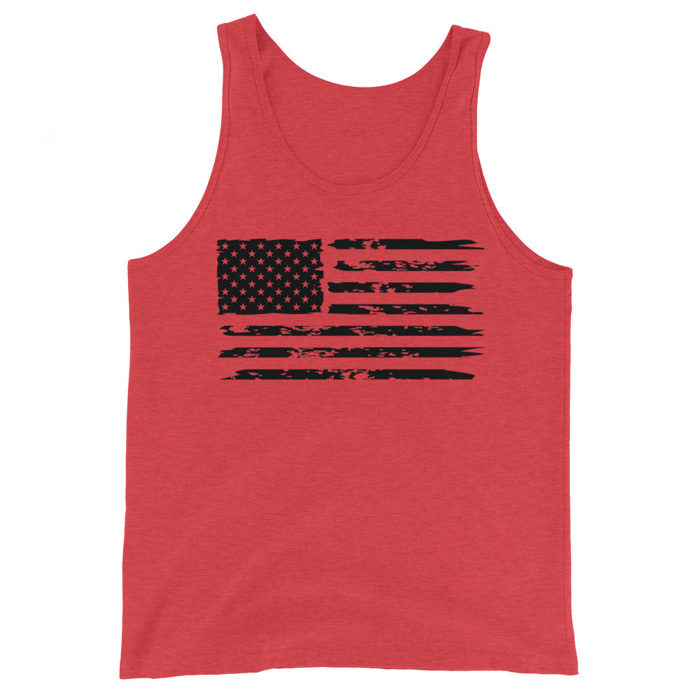 American Flag Men's Tank Top - SLATE + STONE DESIGNS