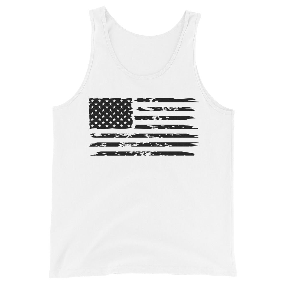 American Flag Men's Tank Top - SLATE + STONE DESIGNS