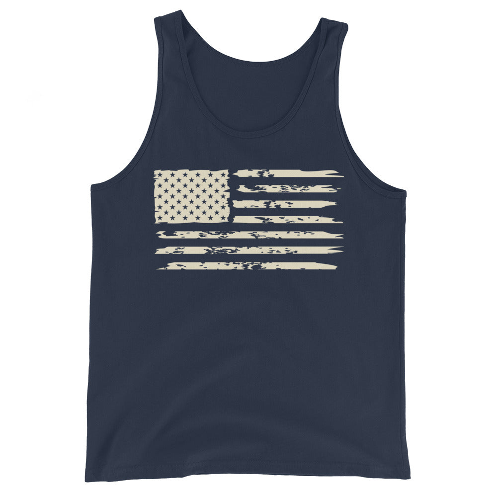 American Flag Men's Tank Top - SLATE + STONE DESIGNS