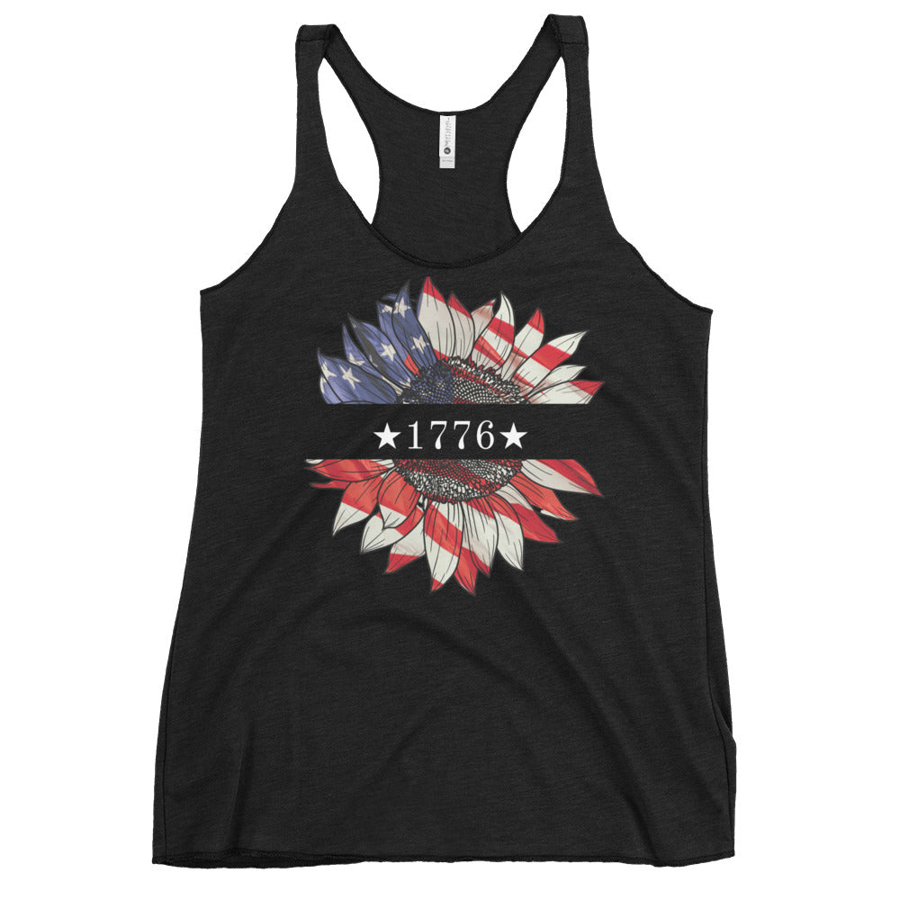 1776 Sunflower Women's Racerback Tank - SLATE + STONE DESIGNS