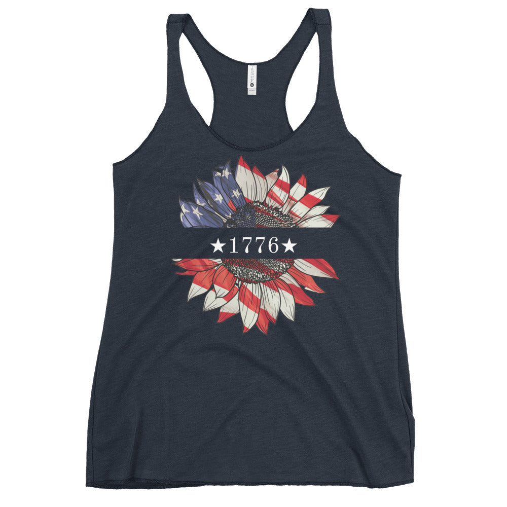 1776 Sunflower Women's Racerback Tank - SLATE + STONE DESIGNS