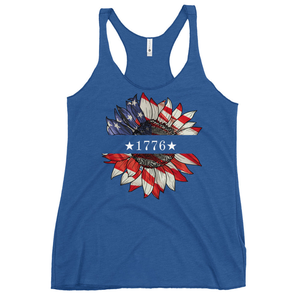 1776 Sunflower Women's Racerback Tank - SLATE + STONE DESIGNS