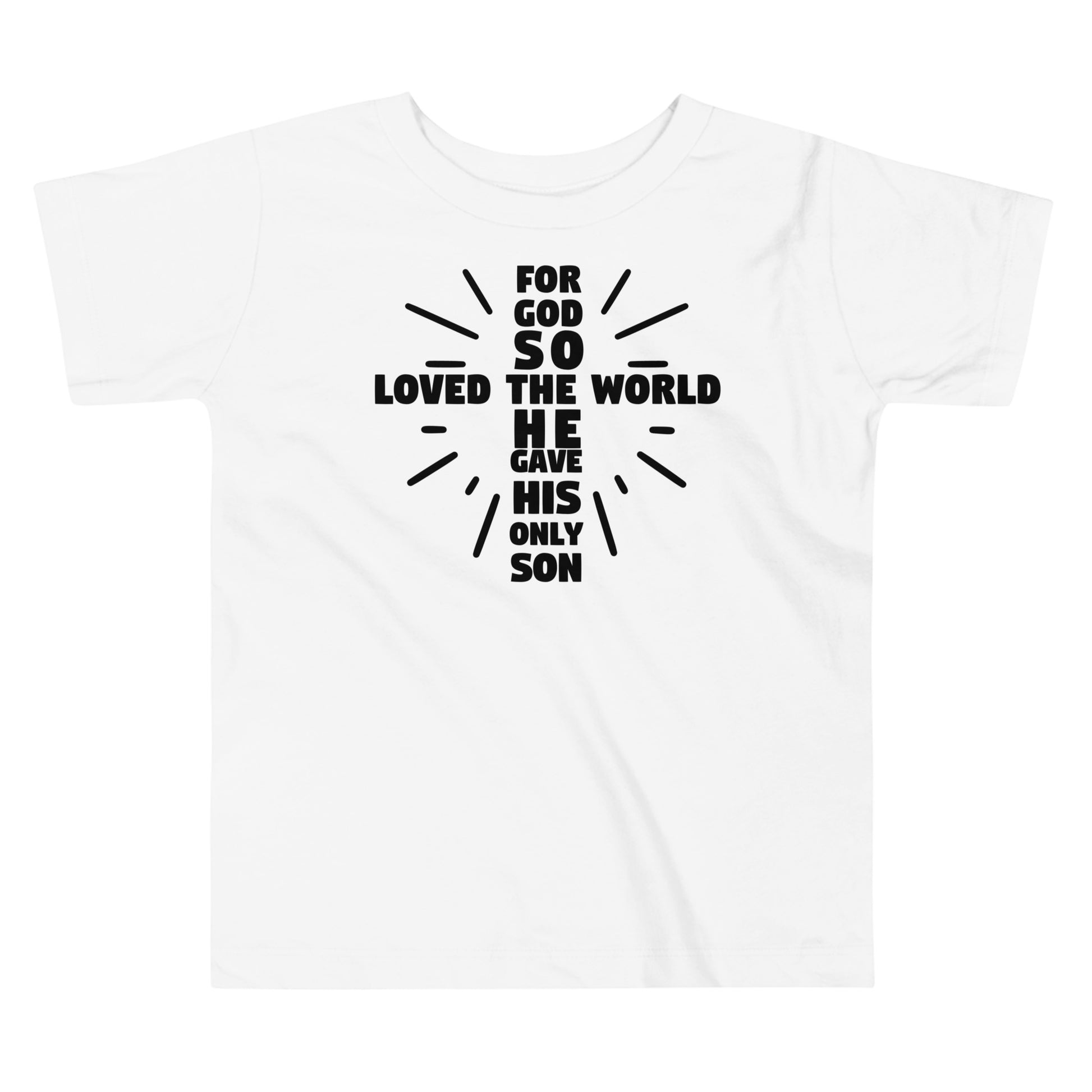 For God So Loved Toddler T-shirt - SLATE + STONE DESIGNS