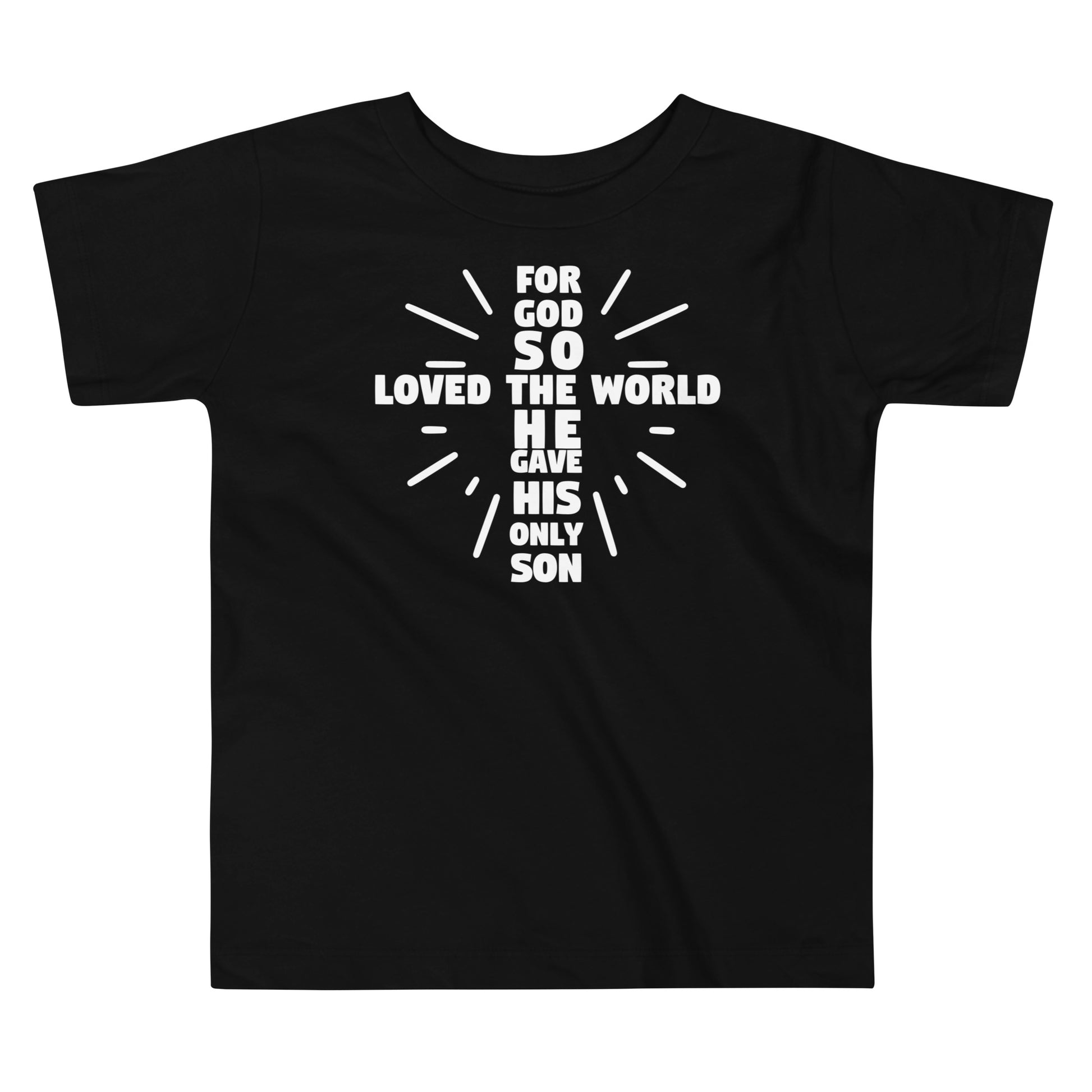 For God So Loved Toddler T-shirt - SLATE + STONE DESIGNS