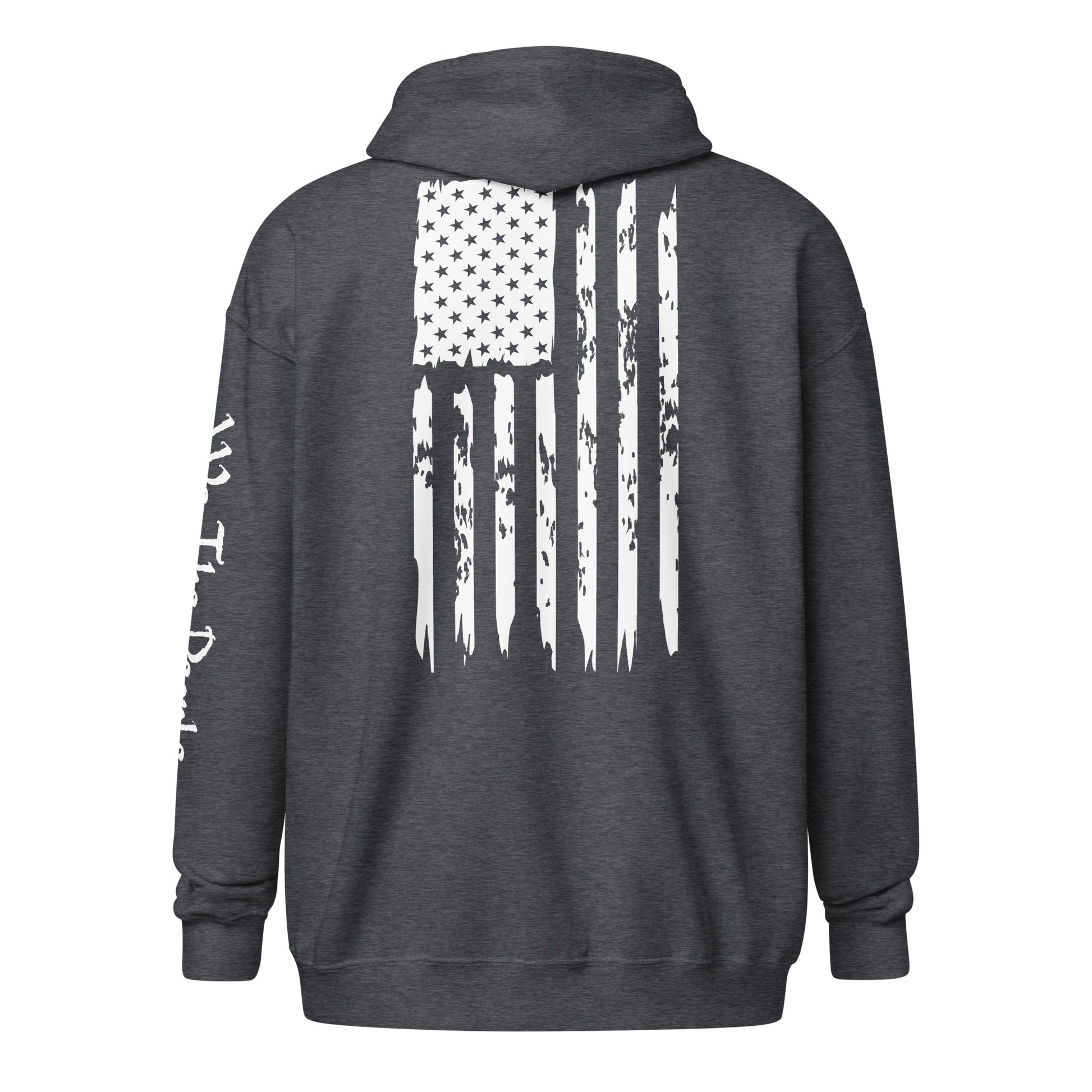 American Flag We The People Unisex heavy blend zip hoodie - SLATE + STONE DESIGNS