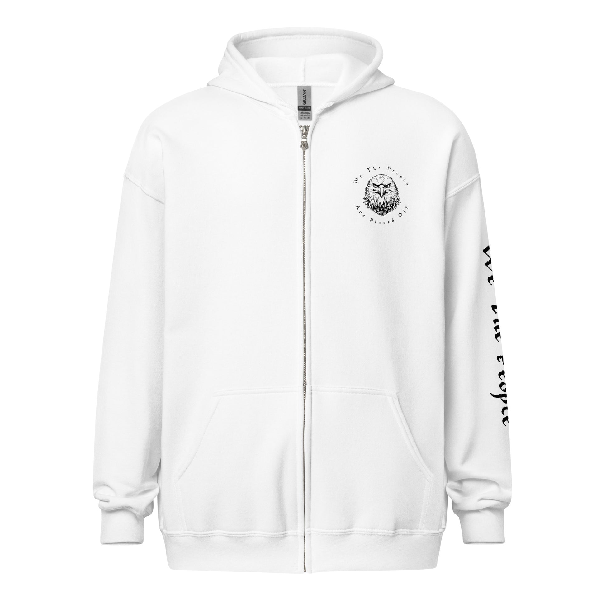 American Flag We The People Unisex heavy blend zip hoodie - SLATE + STONE DESIGNS