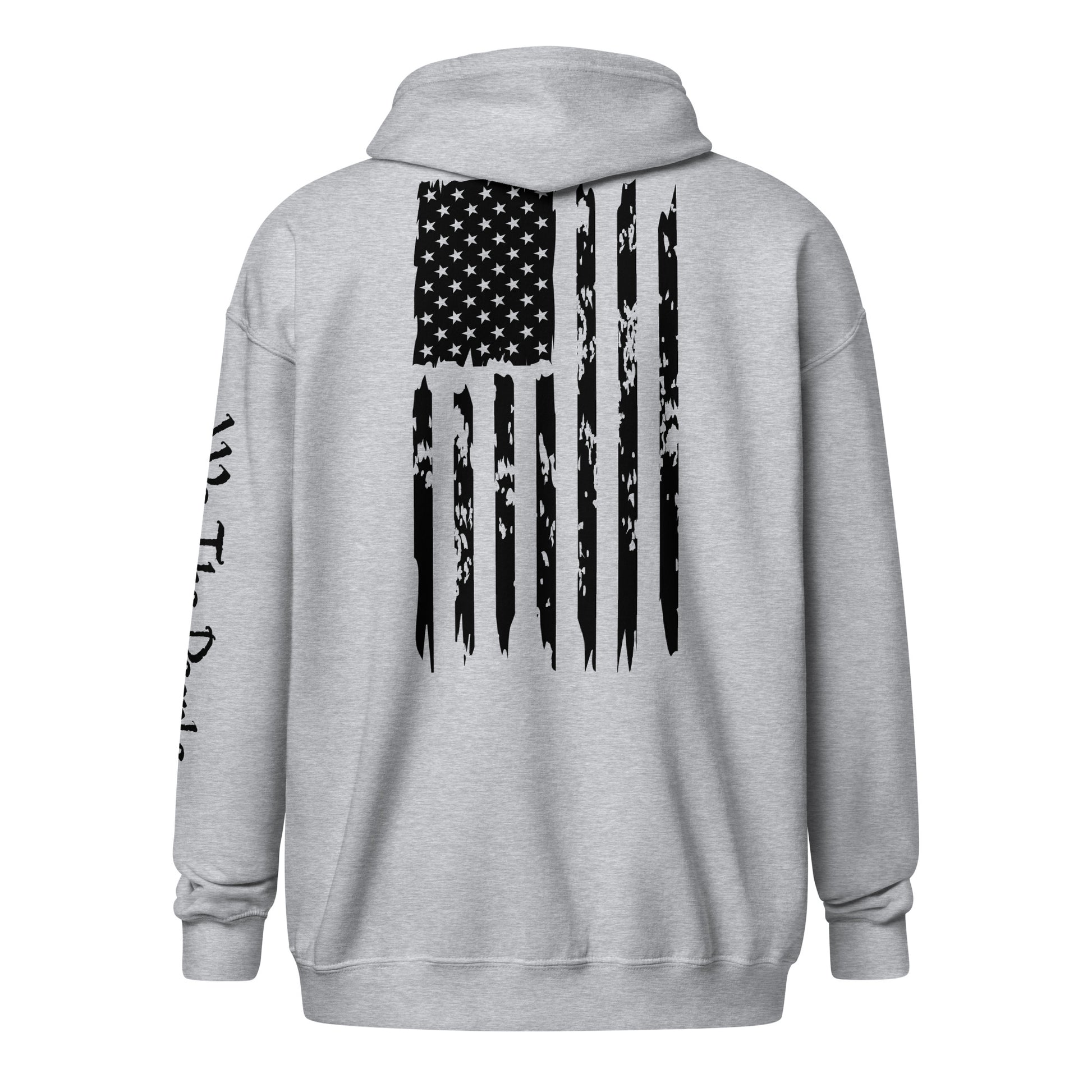 American Flag We The People Unisex heavy blend zip hoodie - SLATE + STONE DESIGNS