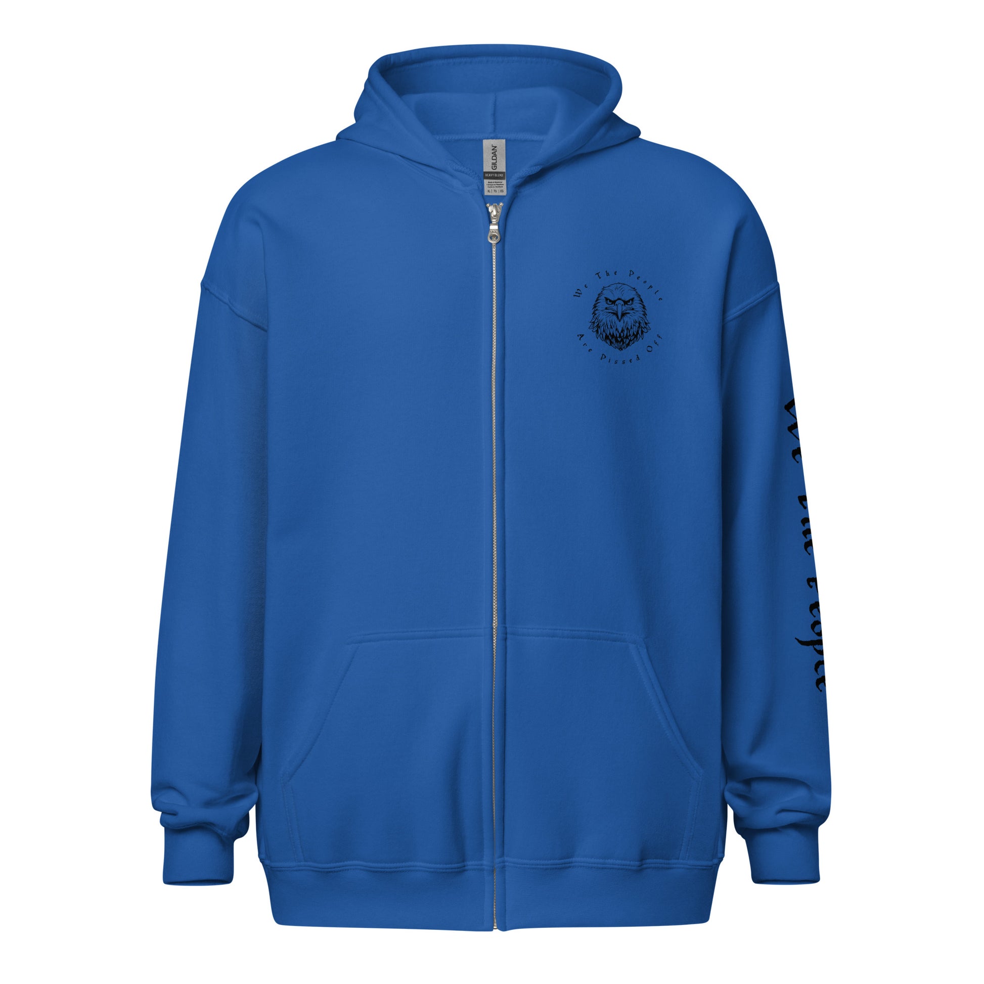 American Flag We The People Unisex heavy blend zip hoodie - SLATE + STONE DESIGNS