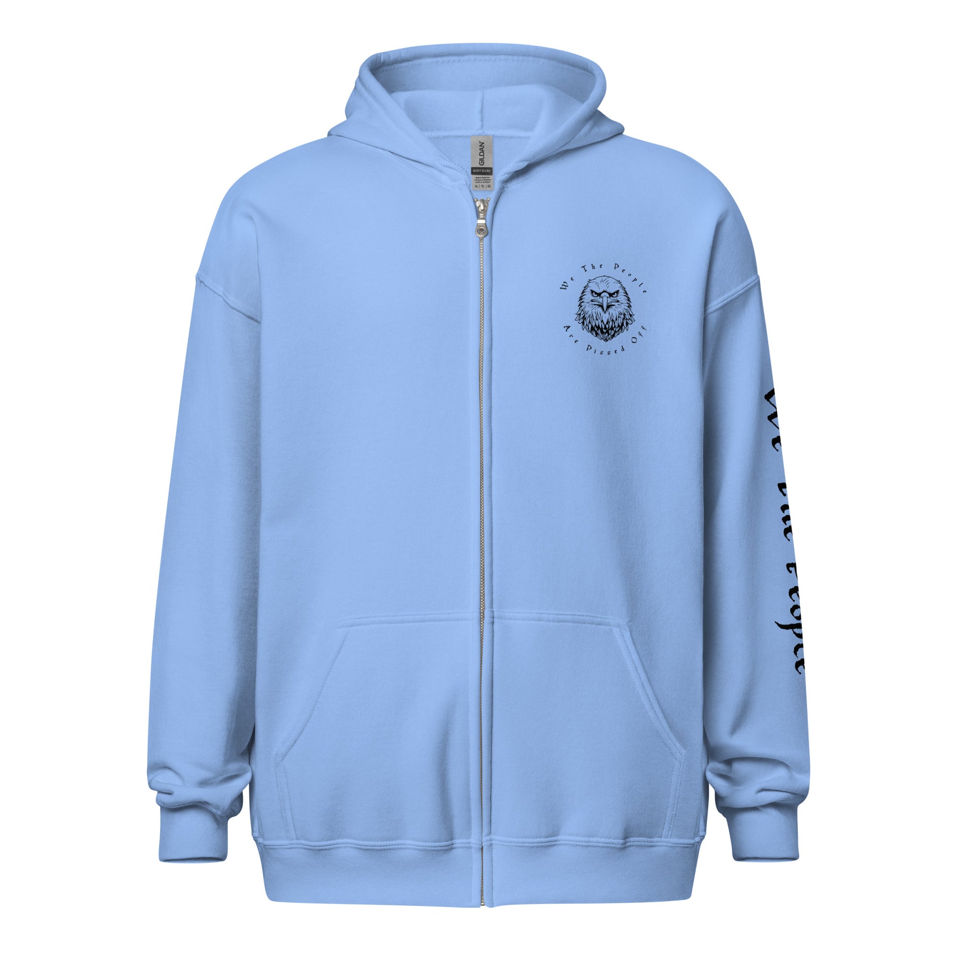 American Flag We The People Unisex heavy blend zip hoodie - SLATE + STONE DESIGNS