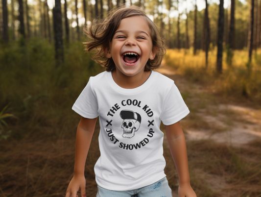 The Cool Kid Just Showed Up Toddler T-shirt