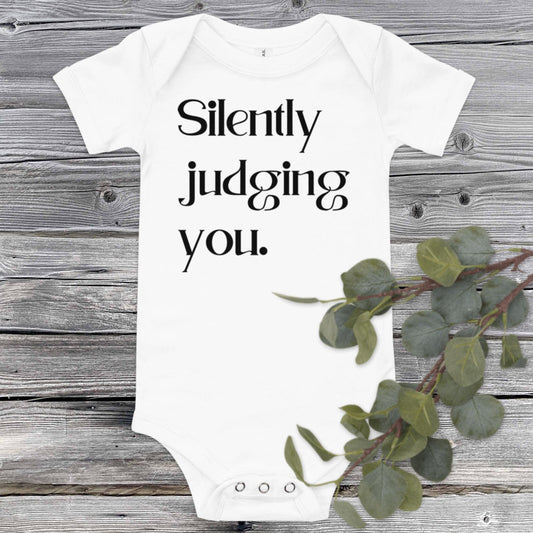 Silently Judging You Baby Onesie