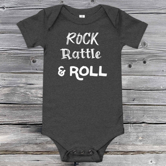 Rock Rattle & Roll Baby Onesie