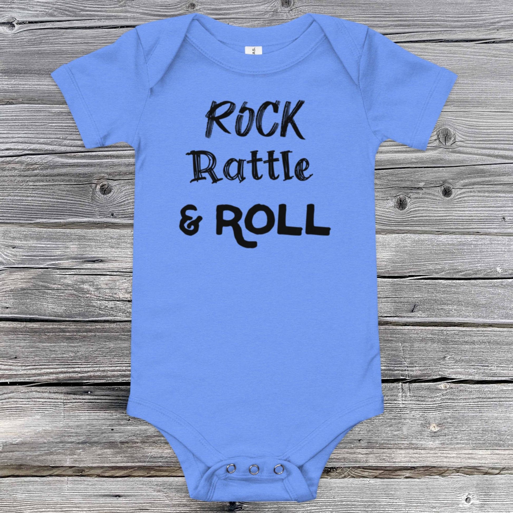 Rock Rattle & Roll Baby Onesie - SLATE + STONE DESIGNS