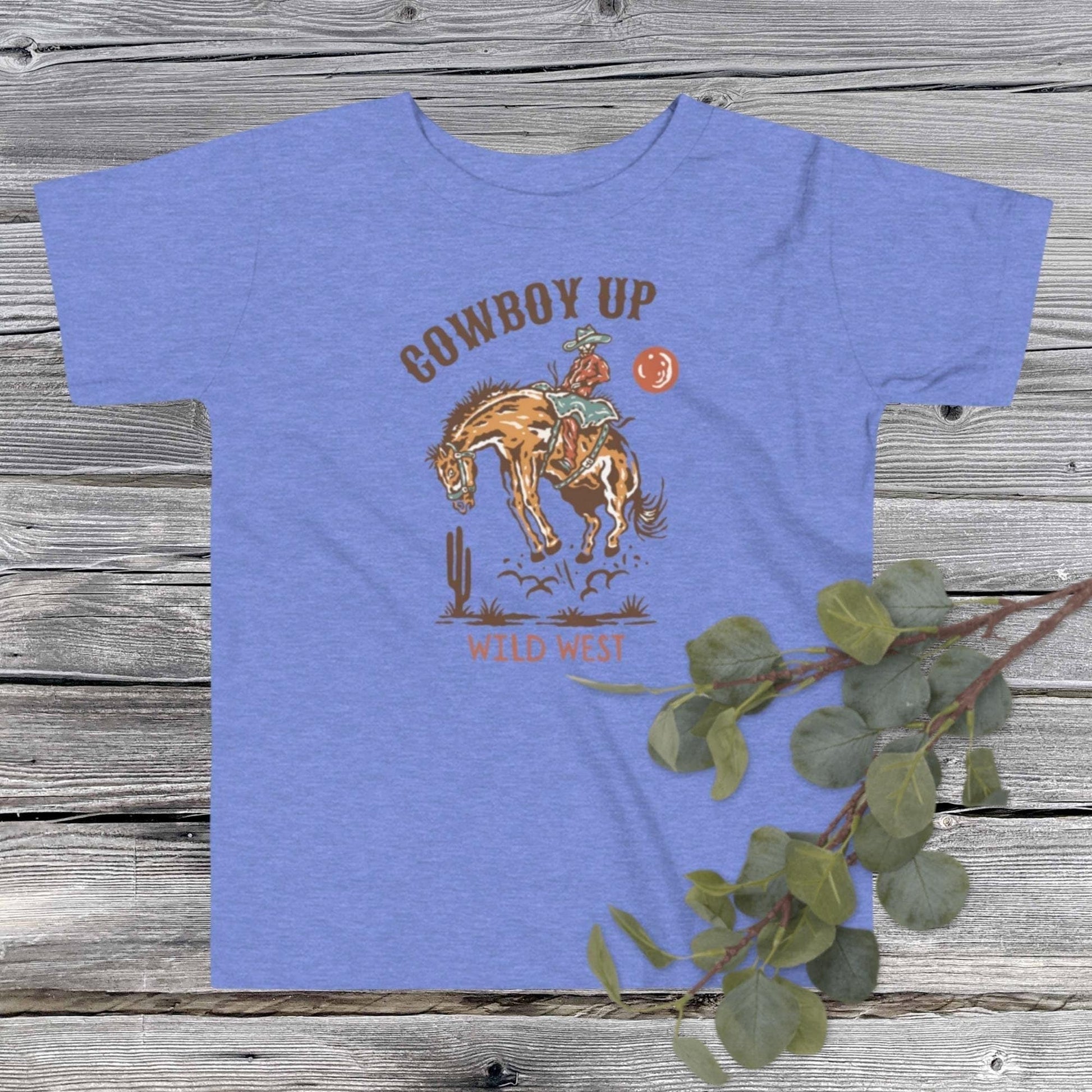 Cowboy Up Toddler T-shirt - SLATE + STONE DESIGNS