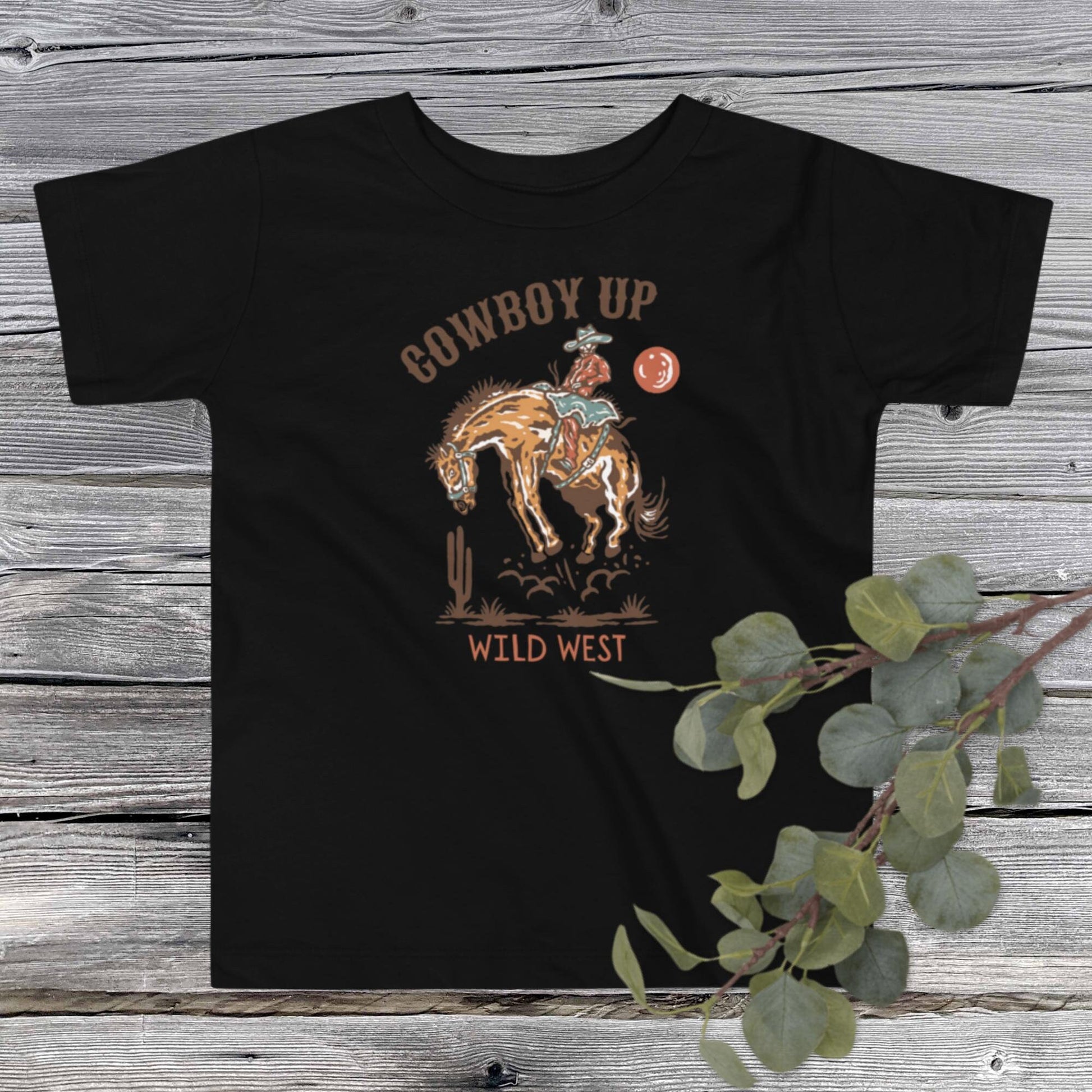 Cowboy Up Toddler T-shirt - SLATE + STONE DESIGNS