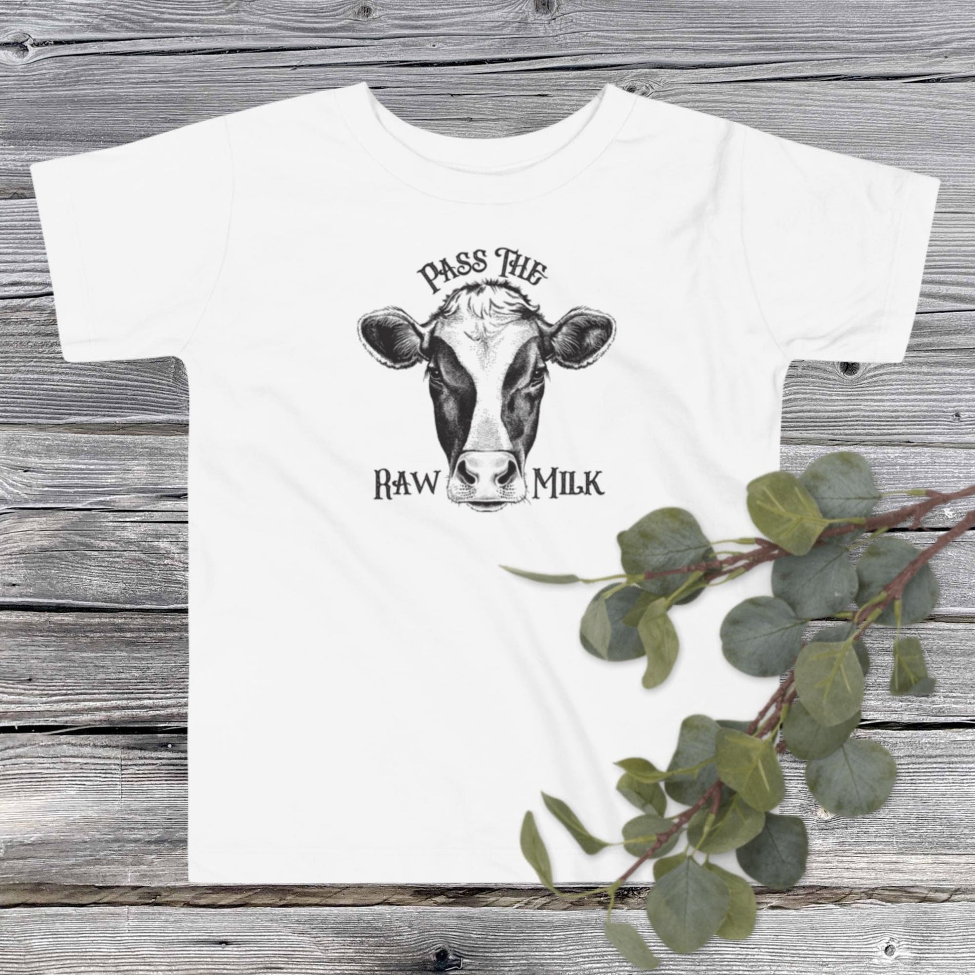 Pass The Raw Milk Toddler T-shirt - SLATE + STONE DESIGNS