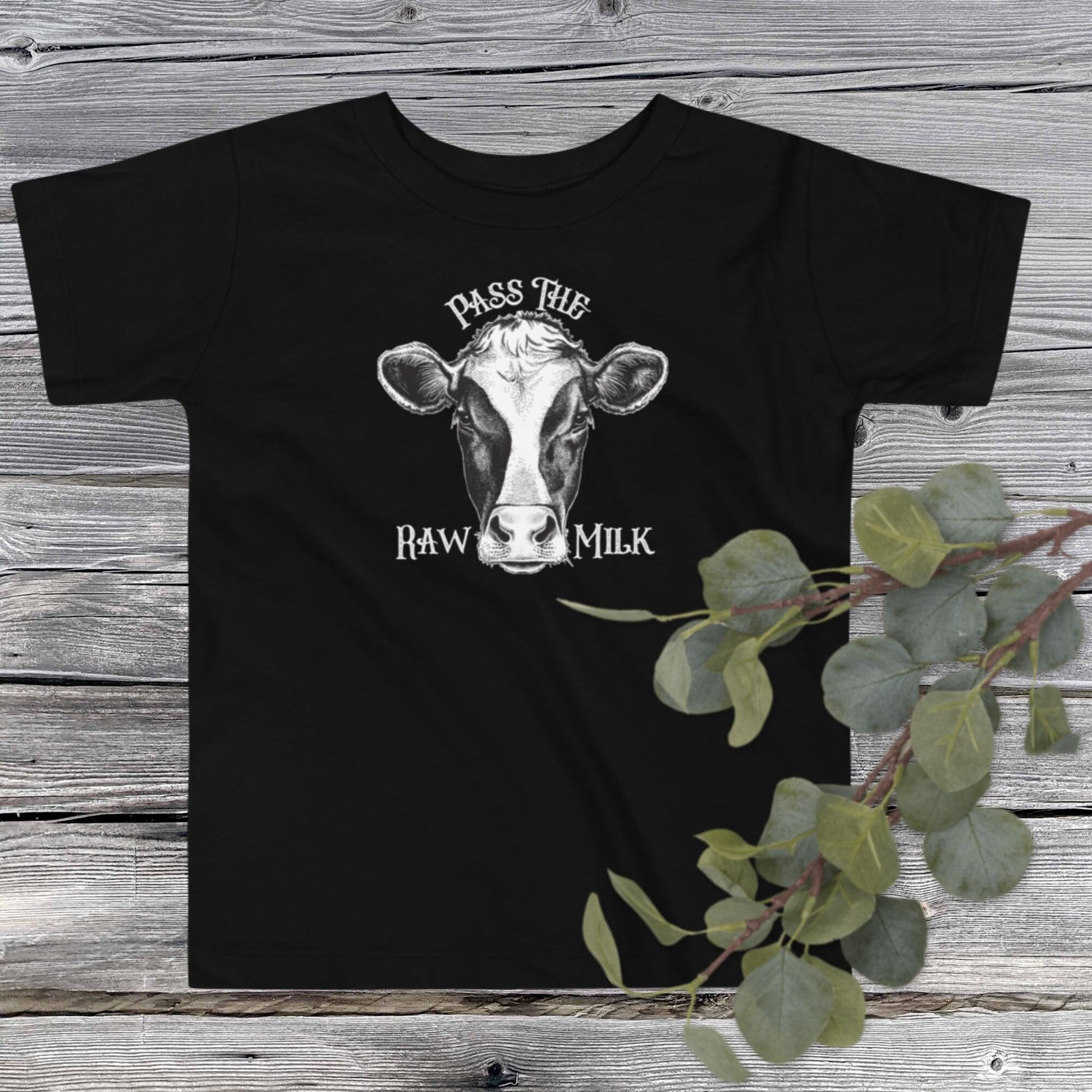 Pass The Raw Milk Toddler T-shirt - SLATE + STONE DESIGNS