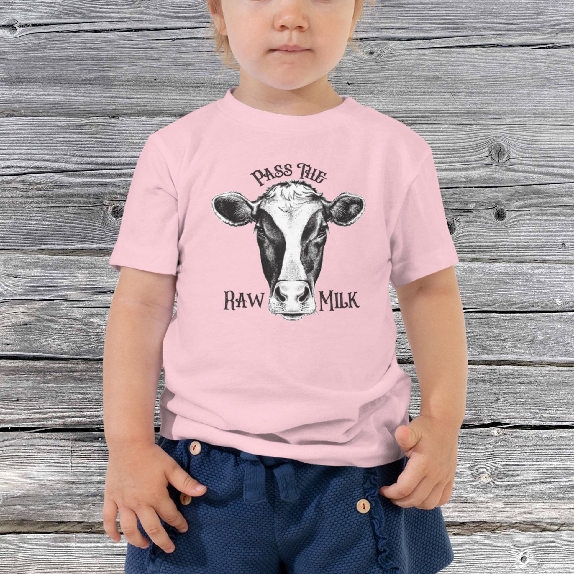 Pass The Raw Milk Toddler T-shirt - SLATE + STONE DESIGNS