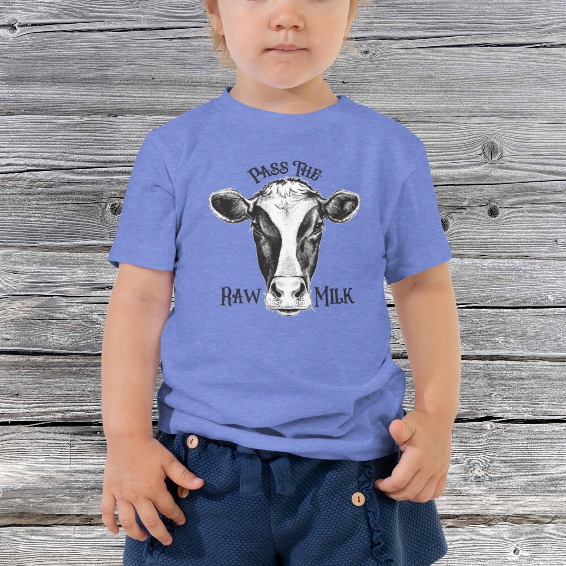 Pass The Raw Milk Toddler T-shirt - SLATE + STONE DESIGNS