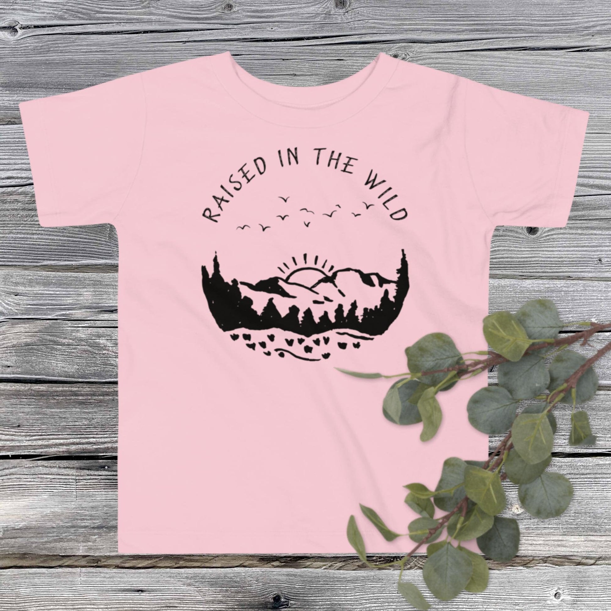 Raised In The Wild Toddler T-shirt - SLATE + STONE DESIGNS