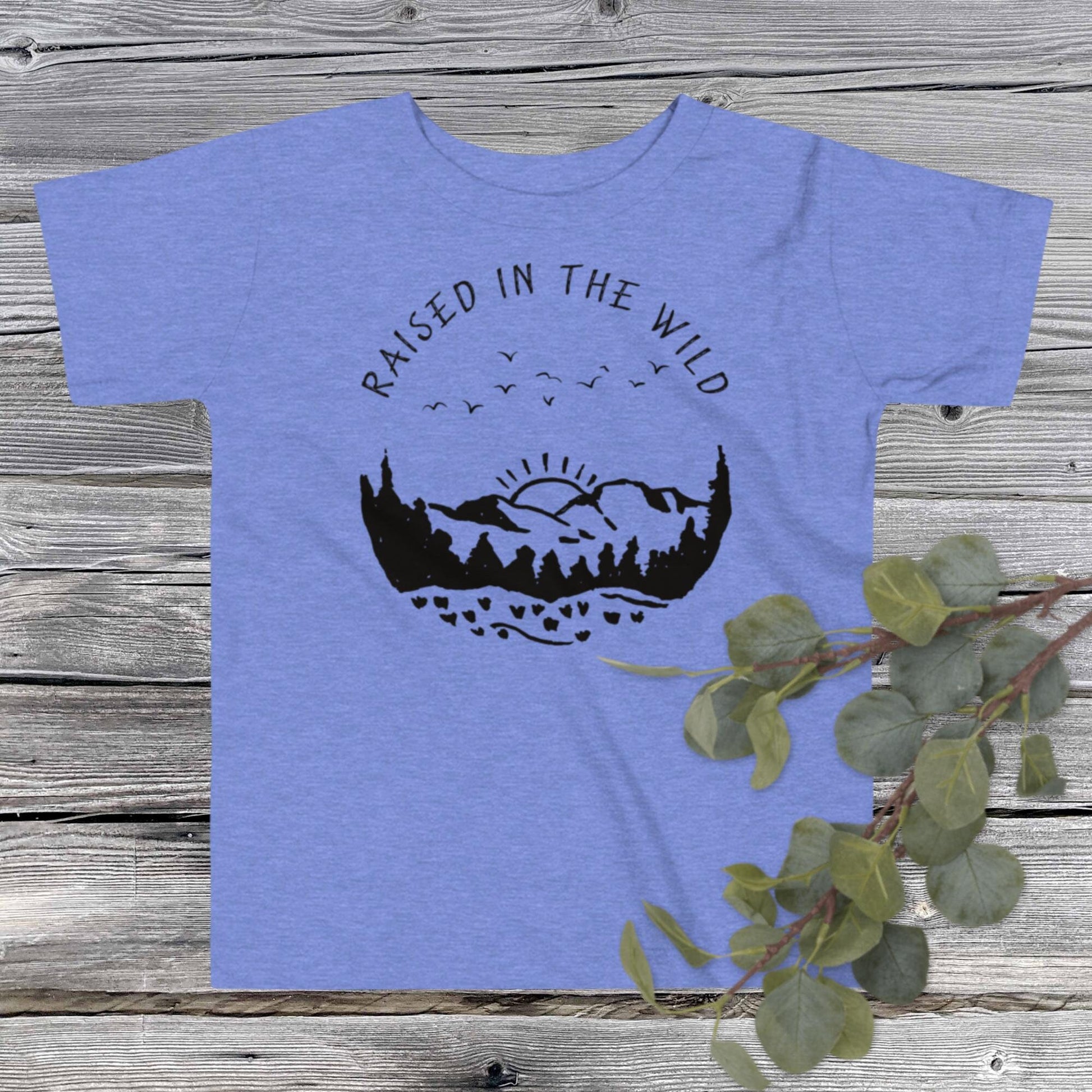 Raised In The Wild Toddler T-shirt - SLATE + STONE DESIGNS