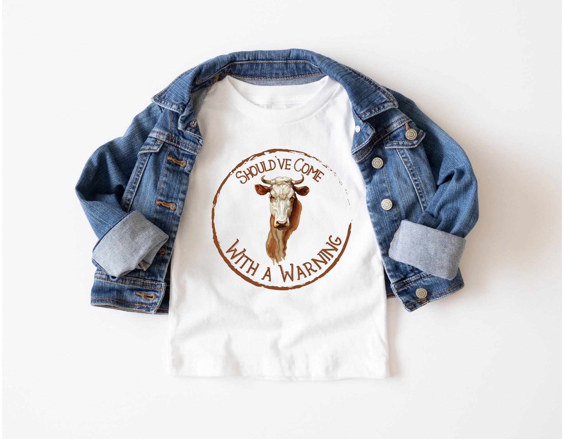Should've Come with a Warning Toddler T-shirt - SLATE + STONE DESIGNS