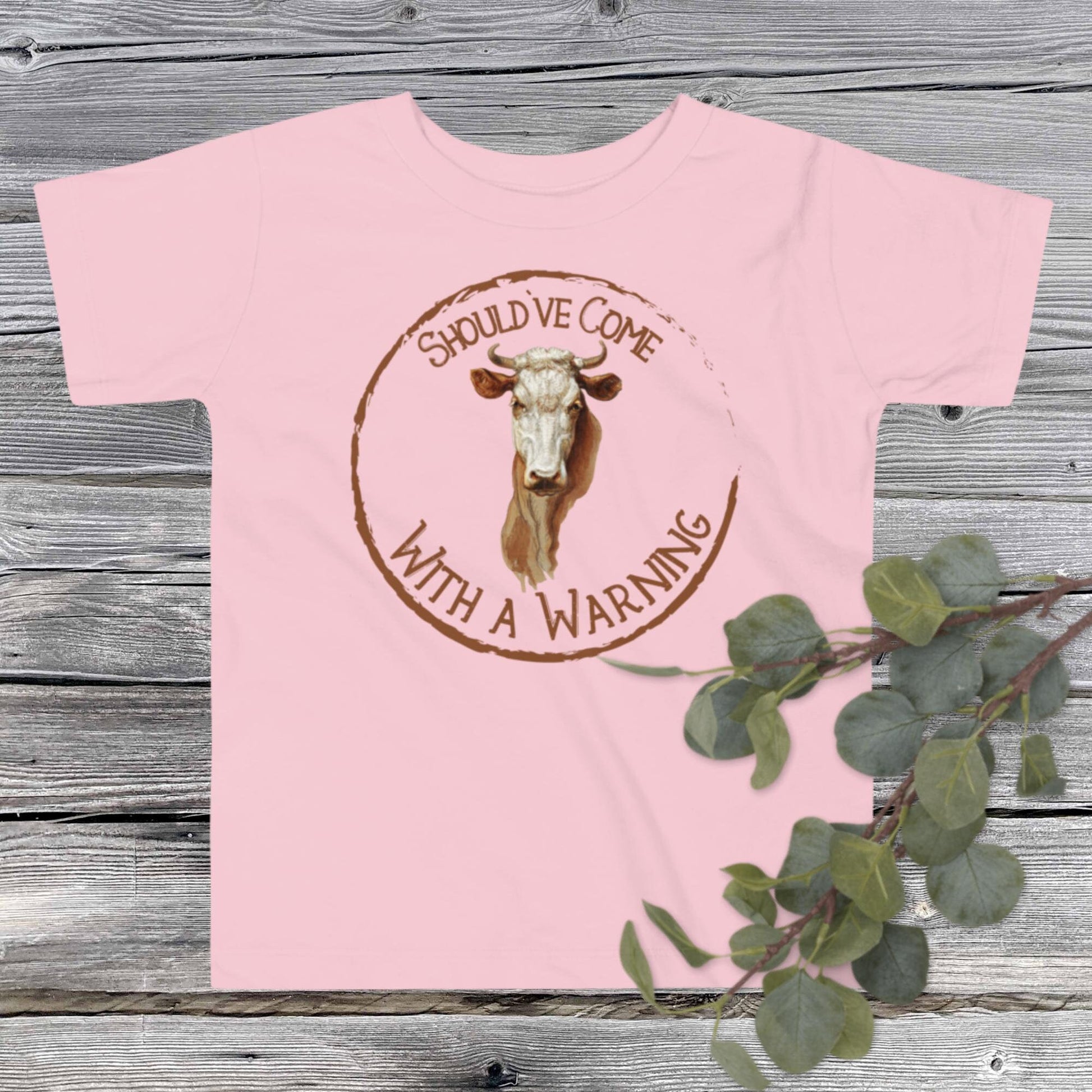Should've Come with a Warning Toddler T-shirt - SLATE + STONE DESIGNS