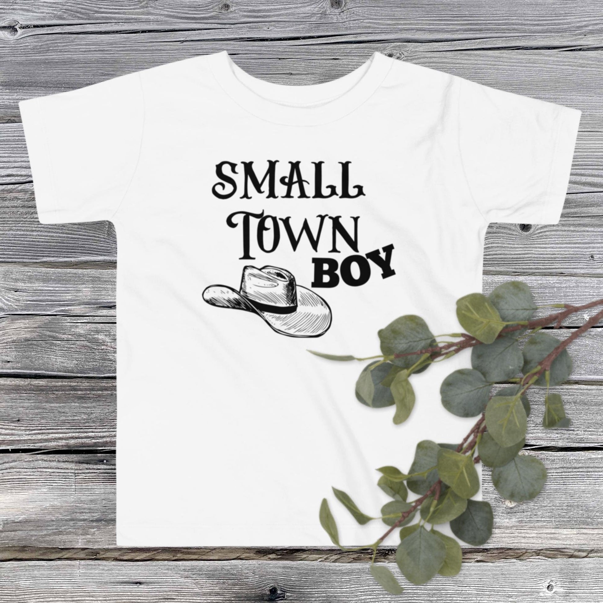 Small Town Boy Toddler T-shirt - SLATE + STONE DESIGNS