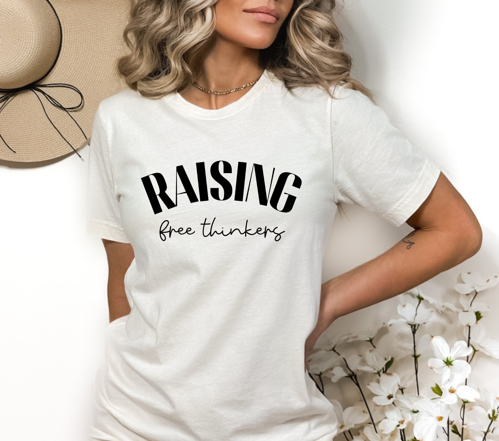 Raising Free Thinkers Unisex T-shirt - SLATE + STONE DESIGNS