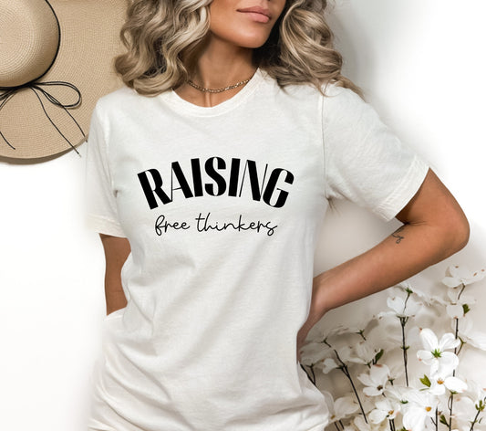 Raising Free Thinkers Unisex T-shirt - SLATE + STONE DESIGNS