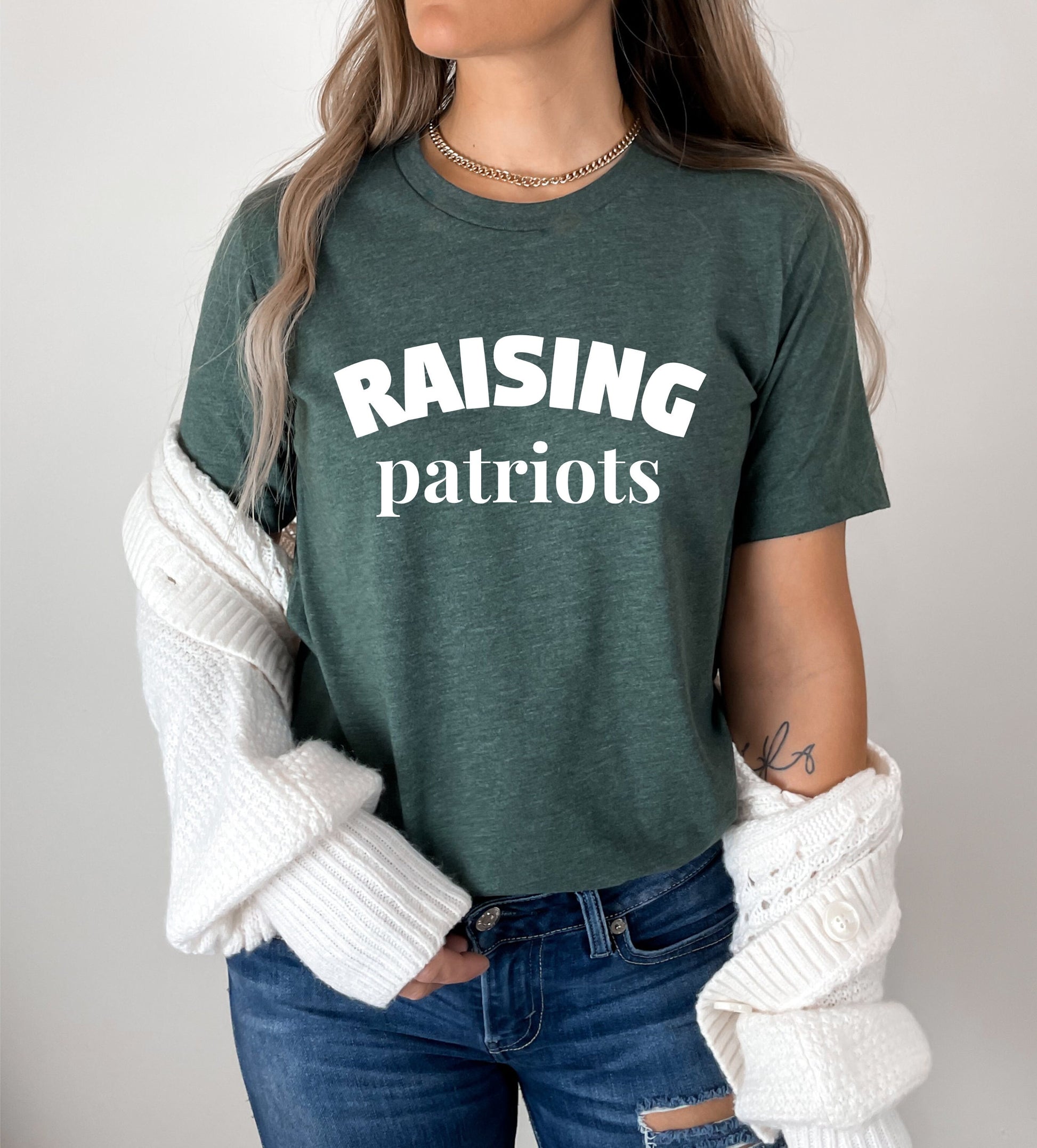 Raising Patriots Unisex T-shirt - SLATE + STONE DESIGNS