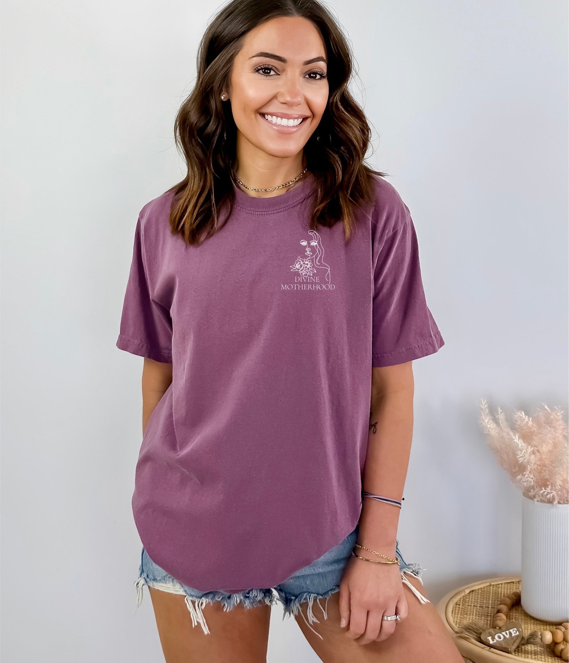 Divine Motherhood Unisex T-shirt - SLATE + STONE DESIGNS