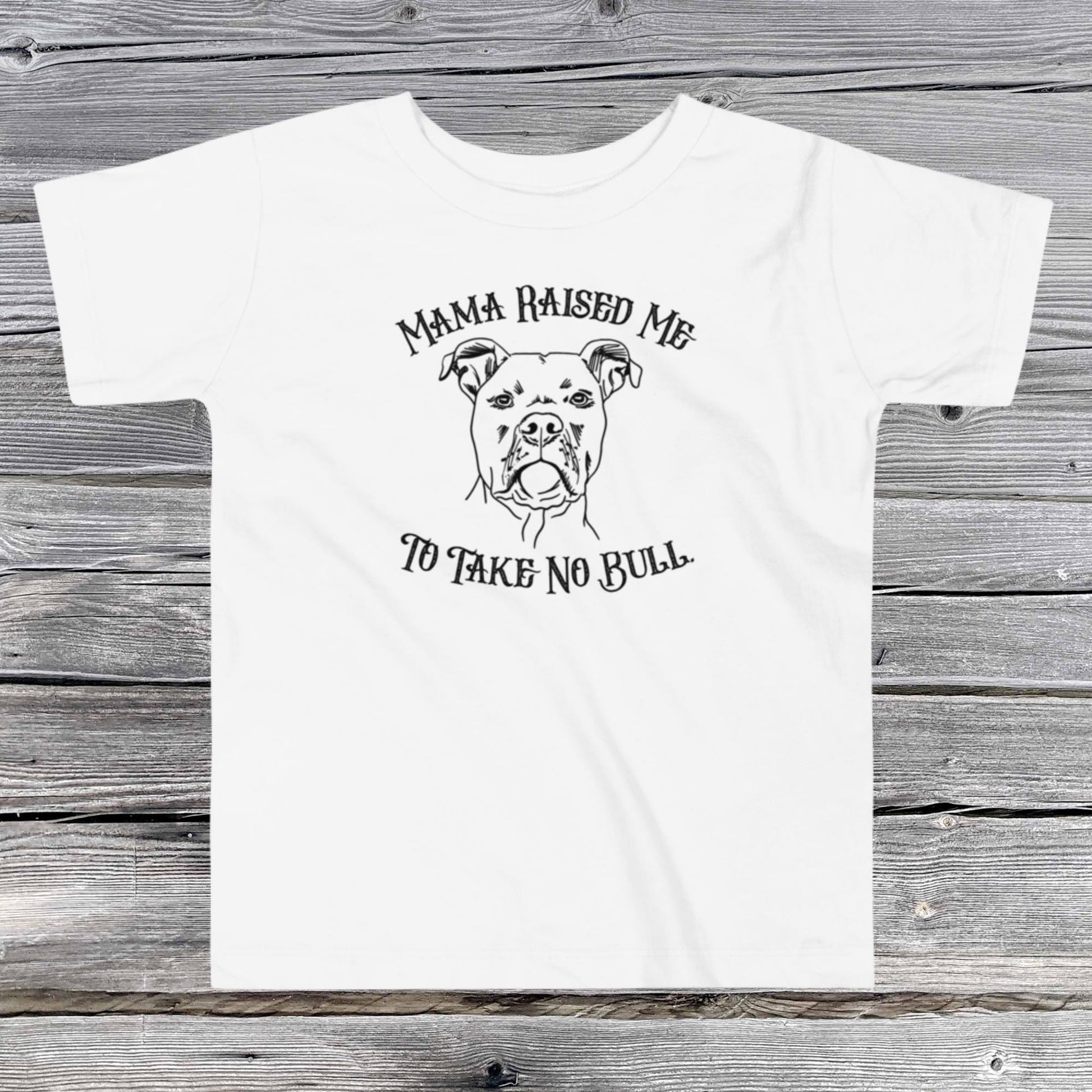 Mama Raised Me Toddler T-shirt - SLATE + STONE DESIGNS