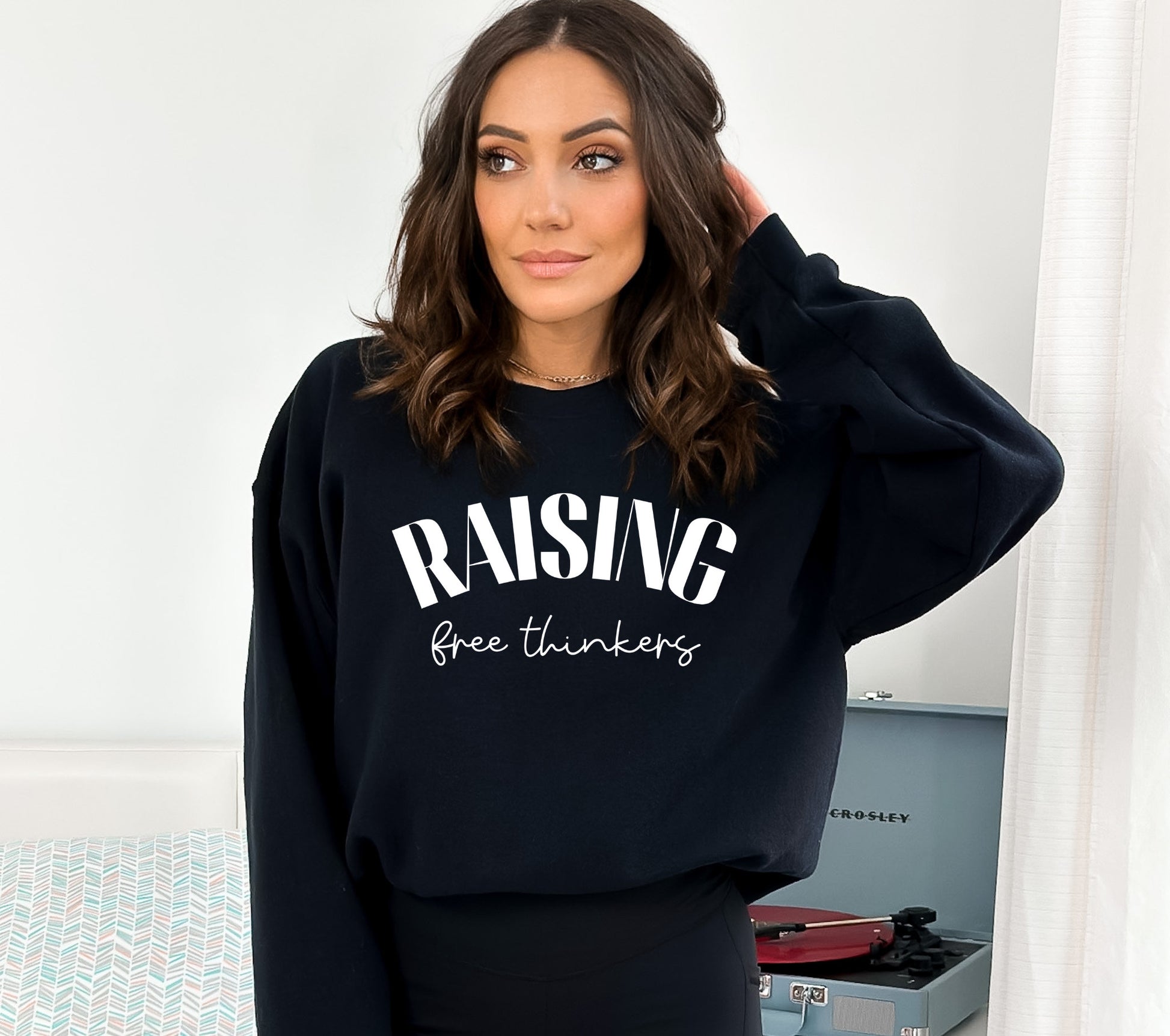 Raising Free Thinkers Unisex Sweatshirt - SLATE + STONE DESIGNS