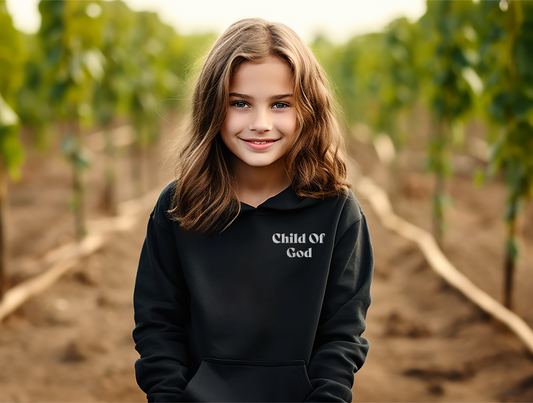 Child Of God Kids Embroidered Hoodie