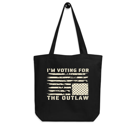 I'm Voting For The Outlaw 100% Organic Cotton Tote