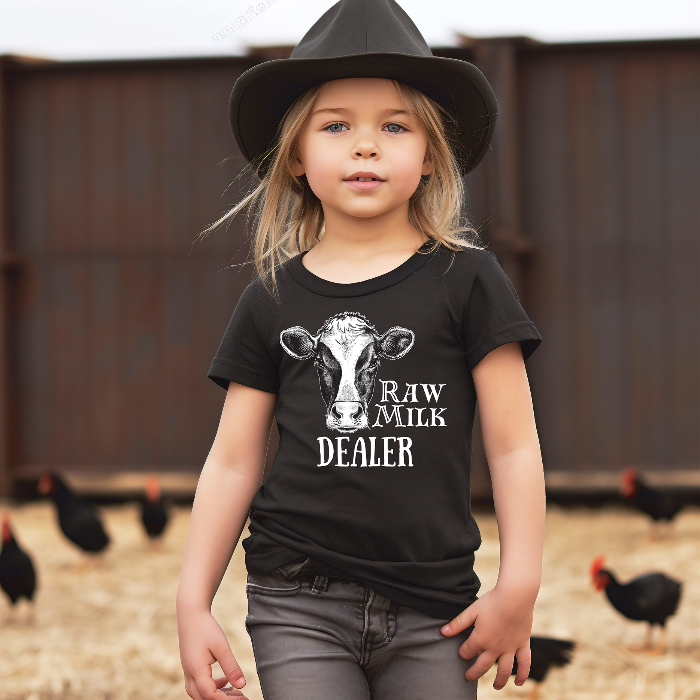 Raw Milk Dealer Toddler T-shirt - SLATE + STONE DESIGNS
