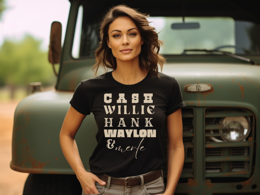 Country Music Ledgens T-shirt - SLATE + STONE DESIGNS