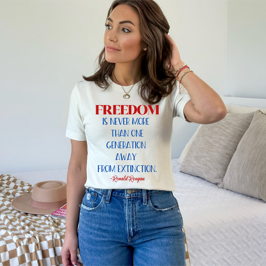 Ronald Reagan's Freedom T-shirt - SLATE + STONE DESIGNS