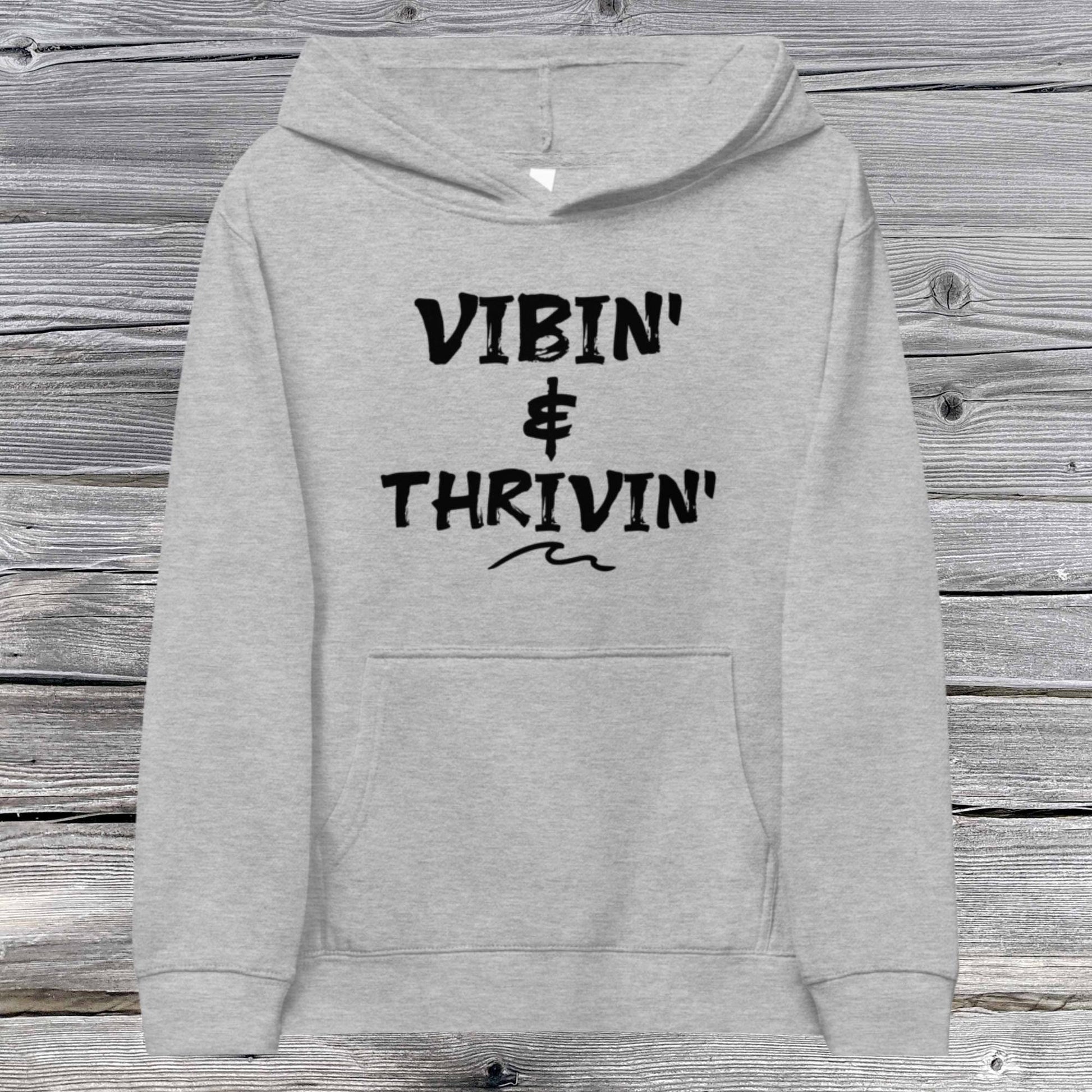 Vibin & Thriving Kids Classic Hoodie - SLATE + STONE DESIGNS